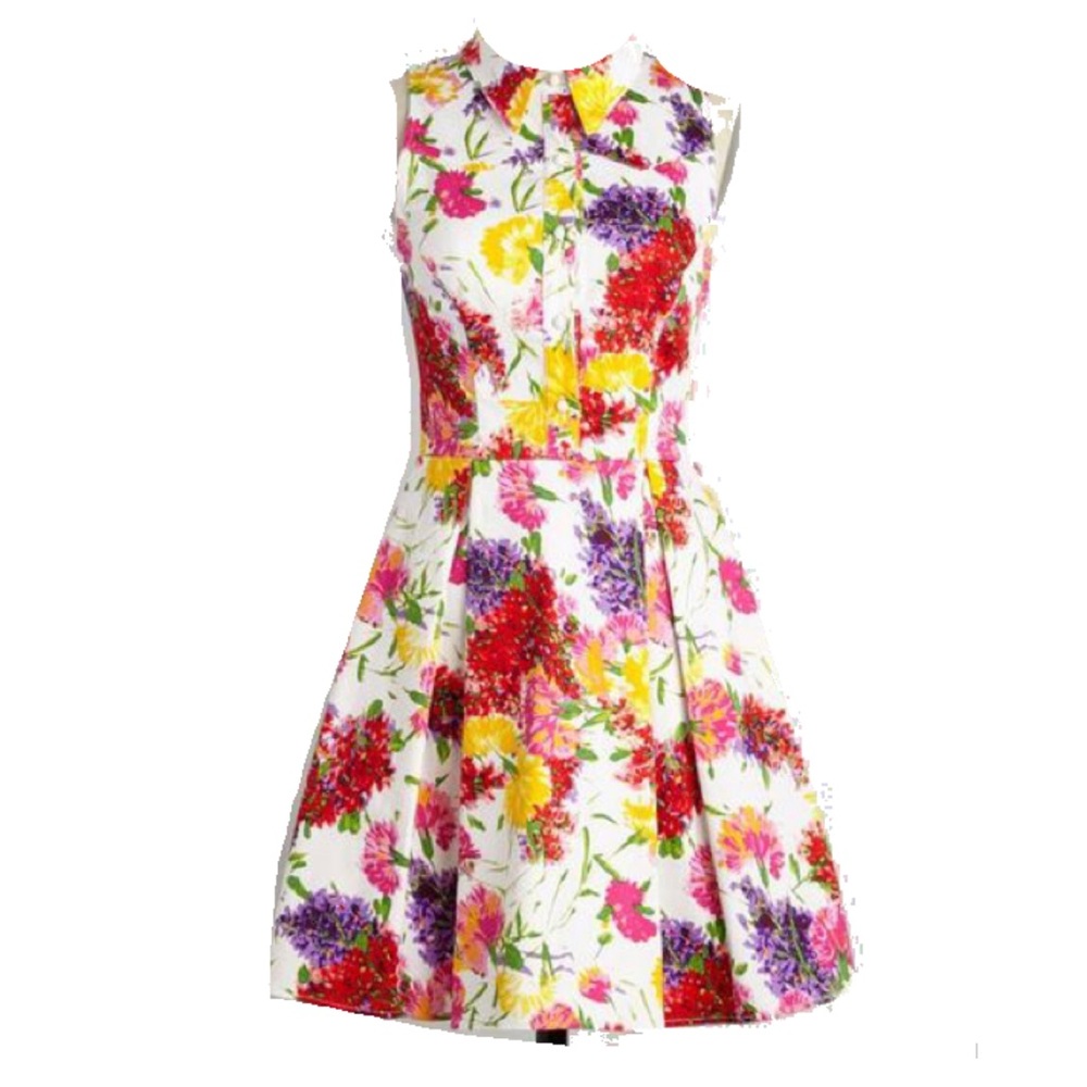 ModCloth Atlanta Adventure Dress in White Flowers